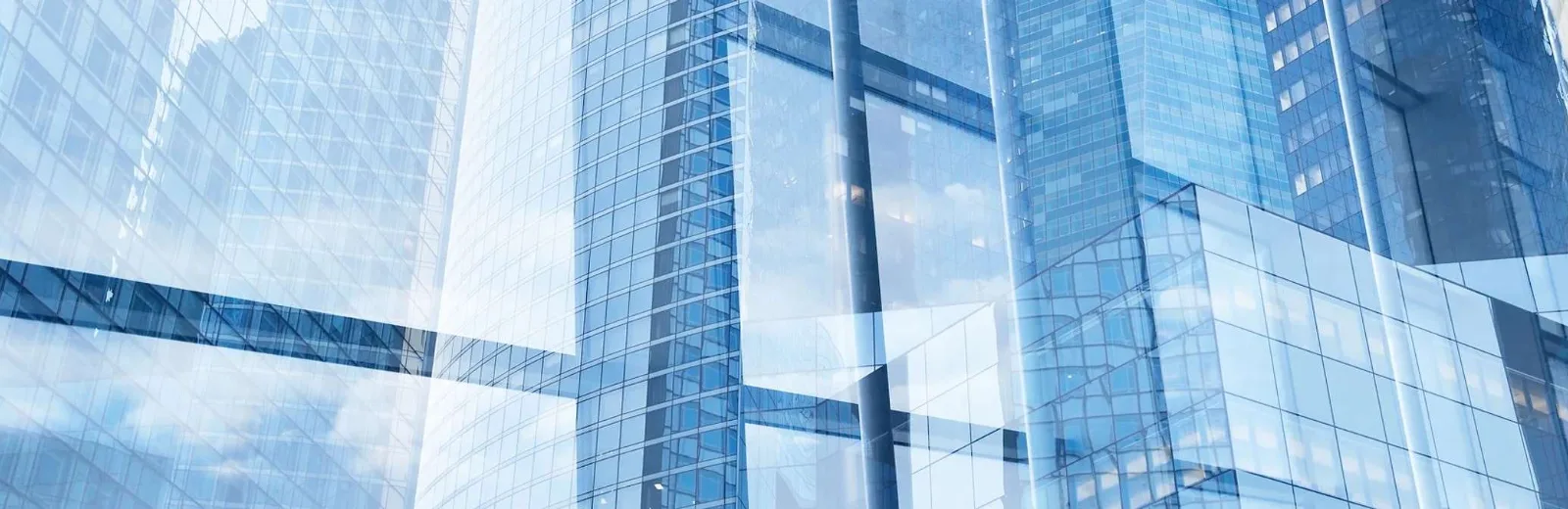 Cool blue architectural view representing professional real estate services